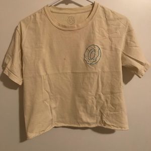 Yellow embroidered ODD FUTURE T-Shirt